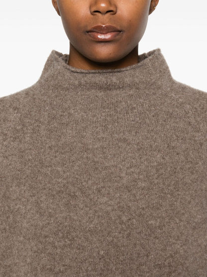 Wool turtle-neck jumper