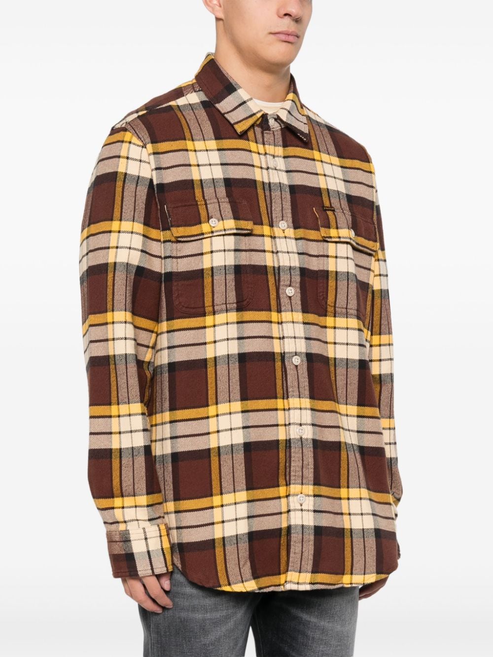 Checked flannel shirt