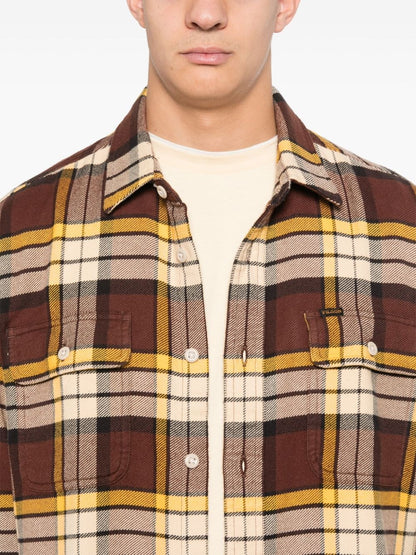 Checked flannel shirt