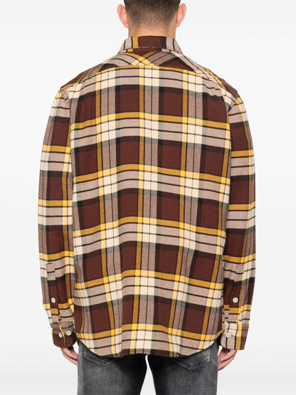 Checked flannel shirt