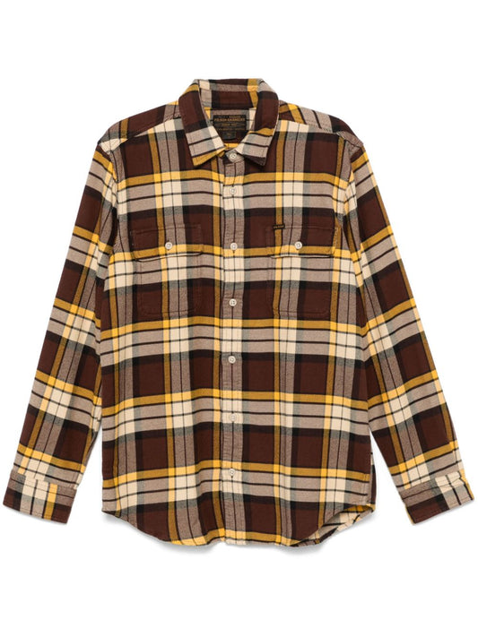 Checked flannel shirt