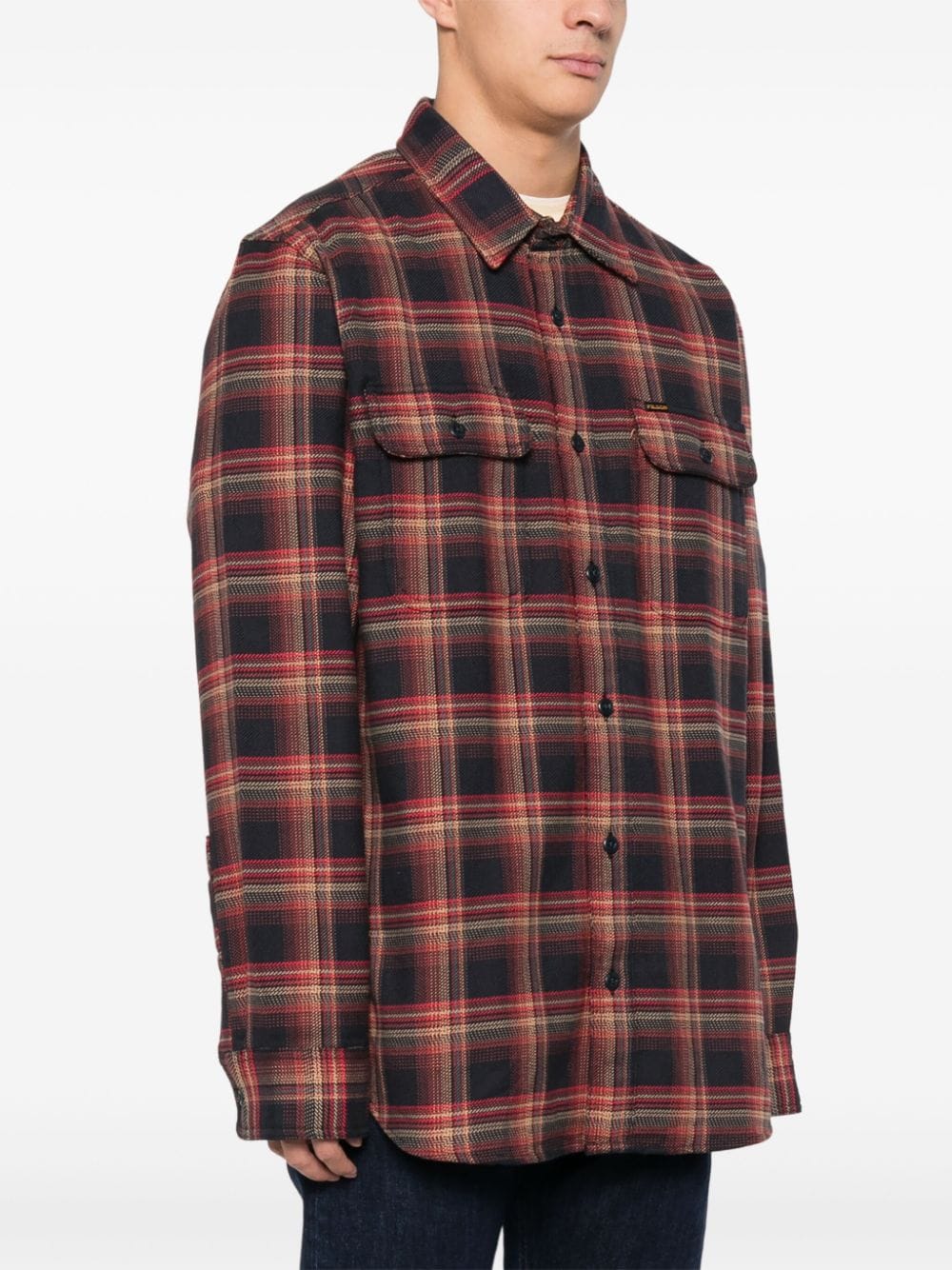 Checked flannel shirt