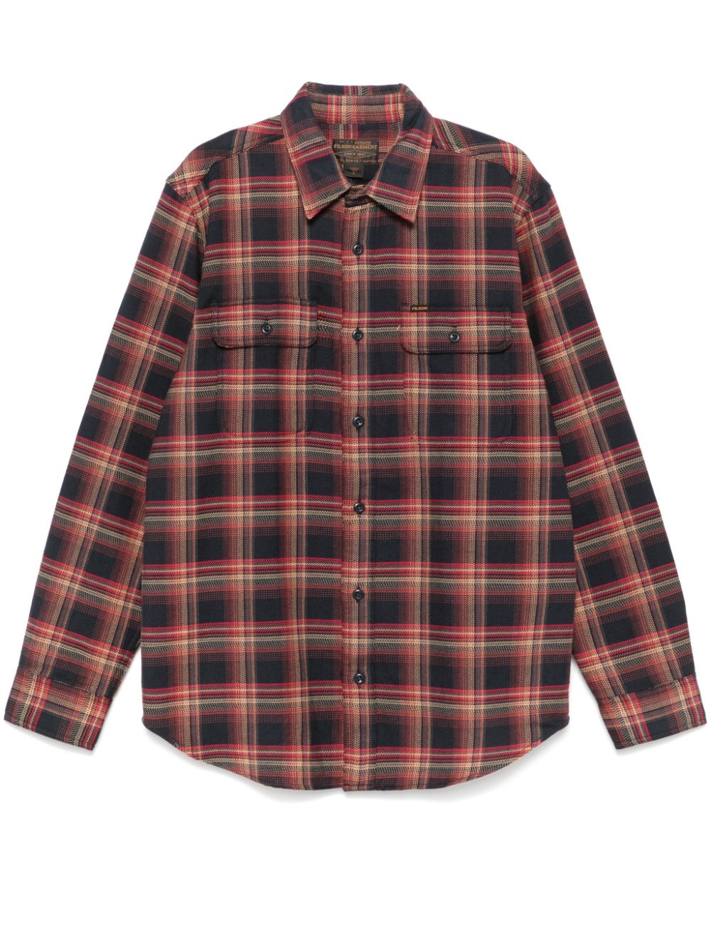 Checked flannel shirt