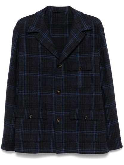 Wool single-breasted jacket