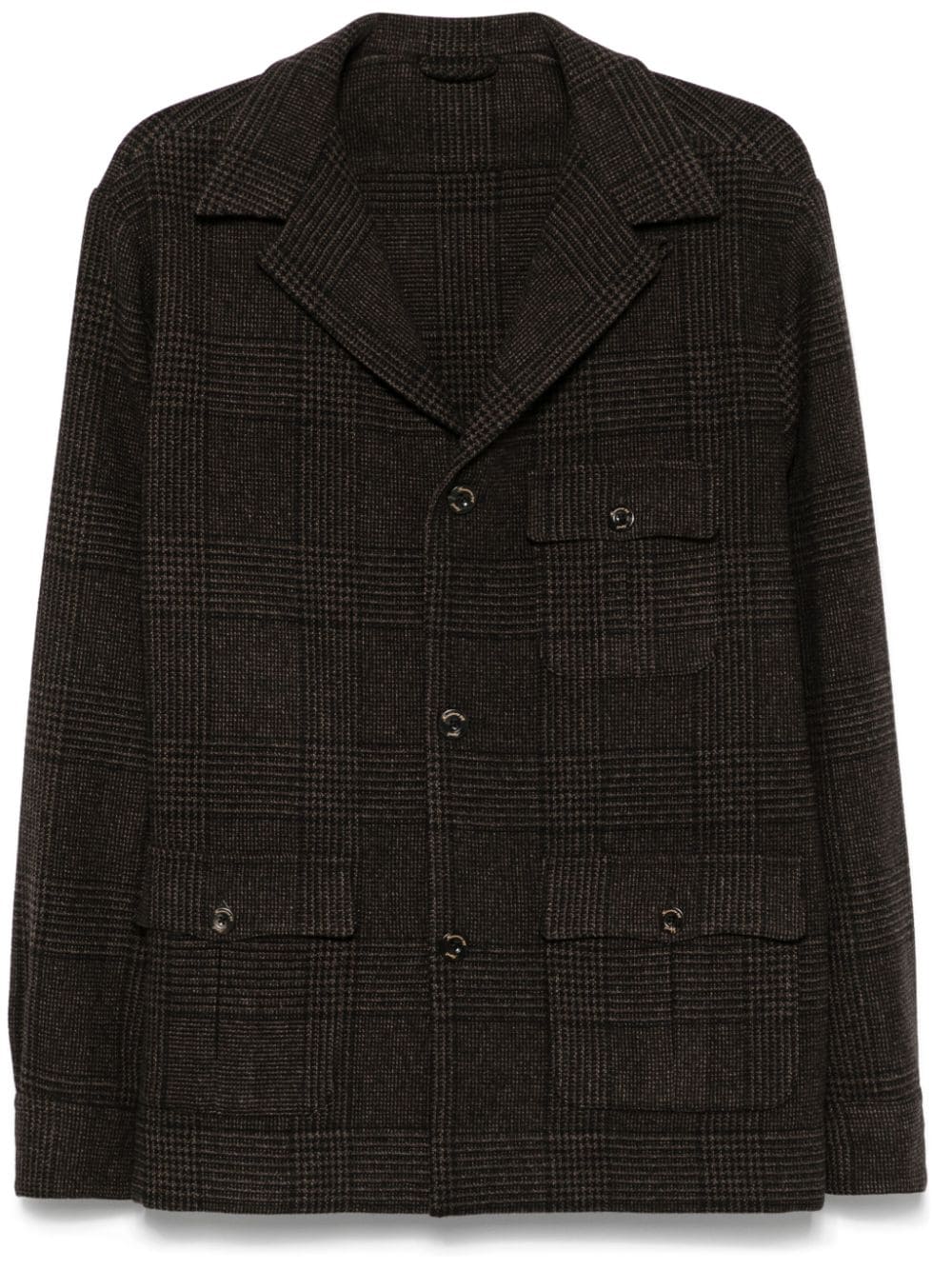 Wool single-breasted jacket