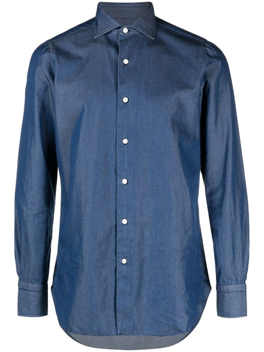 Regular fit denim shirt