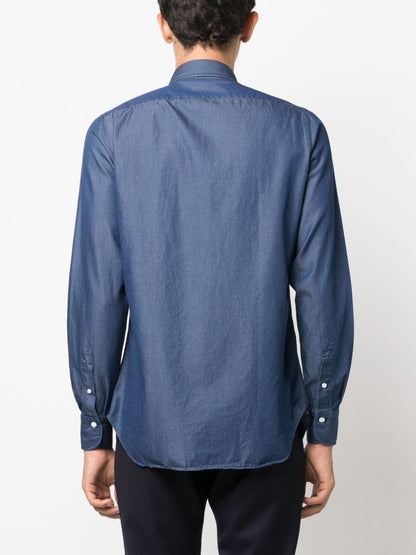 Regular fit denim shirt