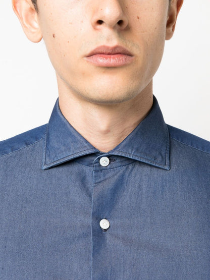 Regular fit denim shirt