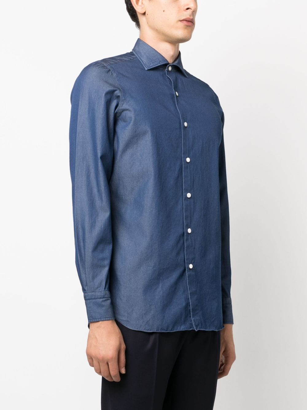 Regular fit denim shirt