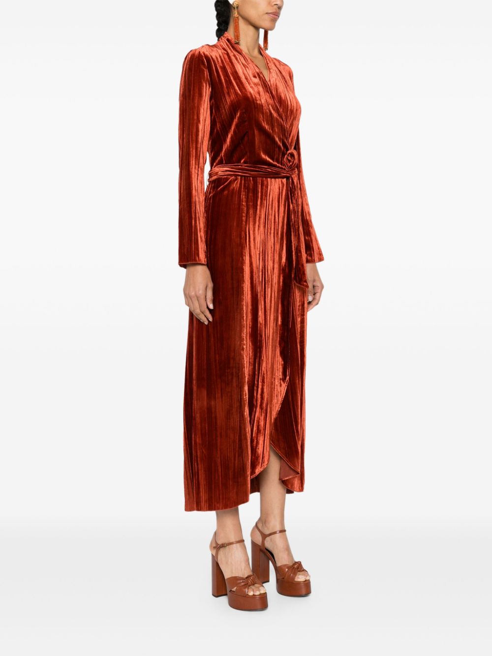 Velvet long dress