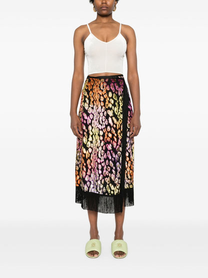 Printed sargong skirt