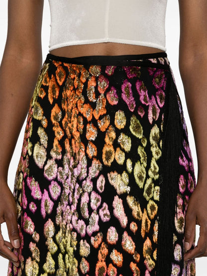 Printed sargong skirt