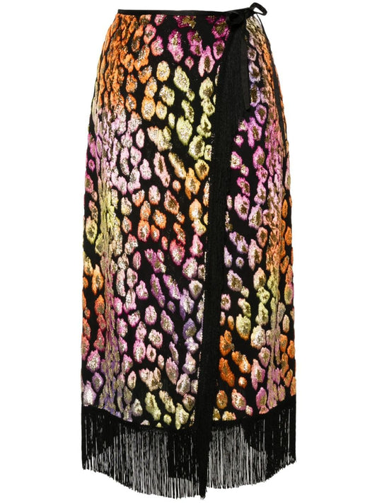 Printed sargong skirt