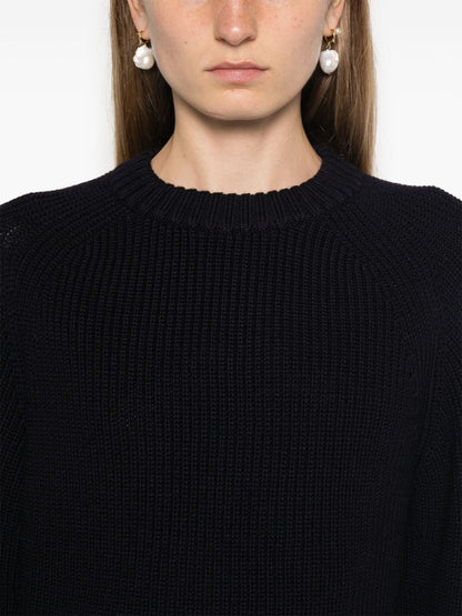 Wool crewneck sweater