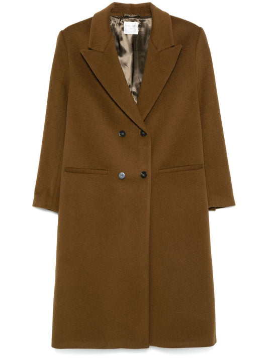 Cashmere blend double-breasted coat