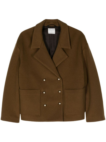 Cashmere blend short coat