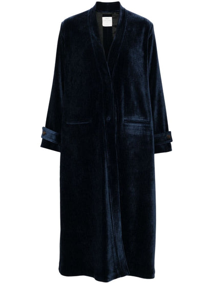 Courduroy long coat