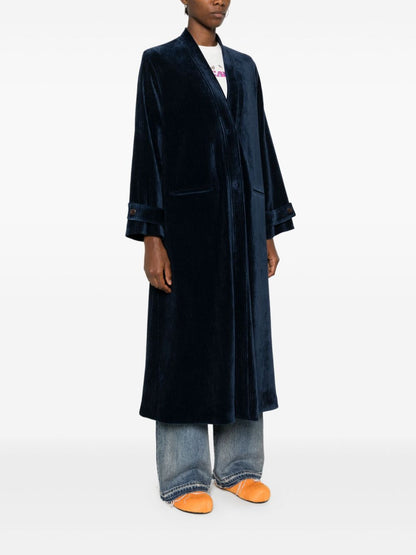 Courduroy long coat