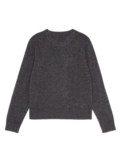 Wool crewneck sweater