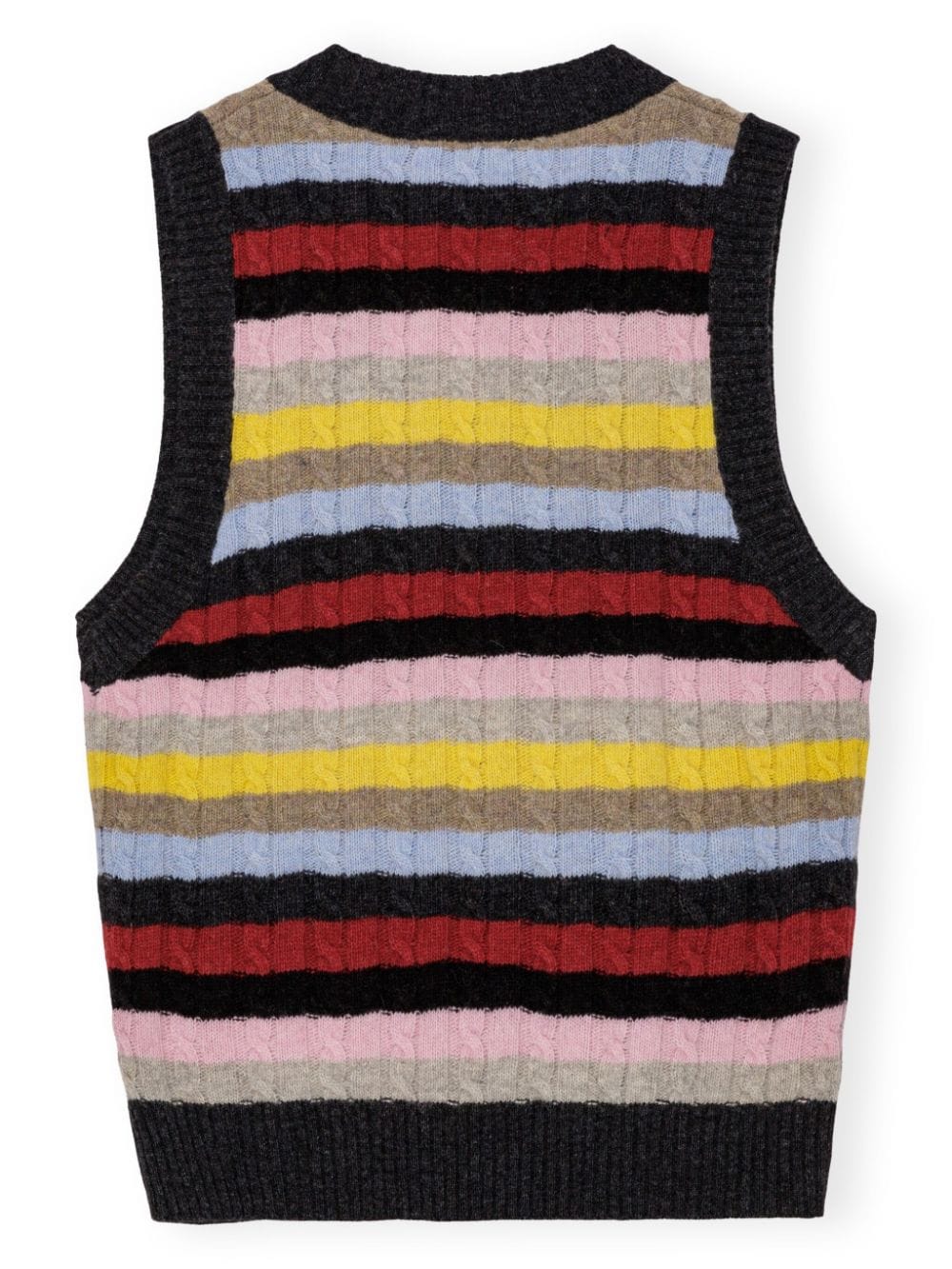 Wool v-necked vest