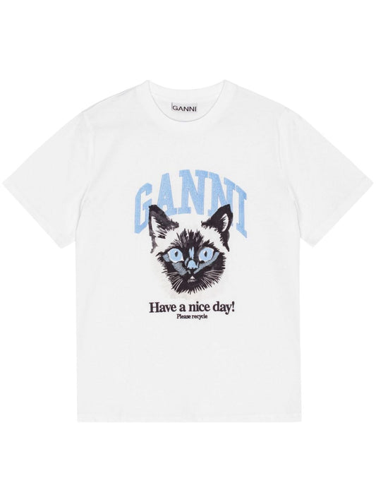 Cat cotton t-shirt