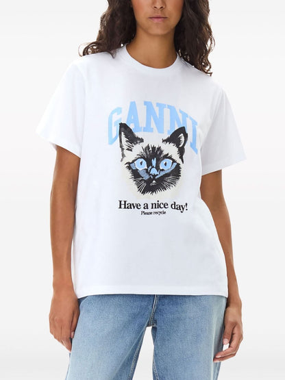 Cat cotton t-shirt