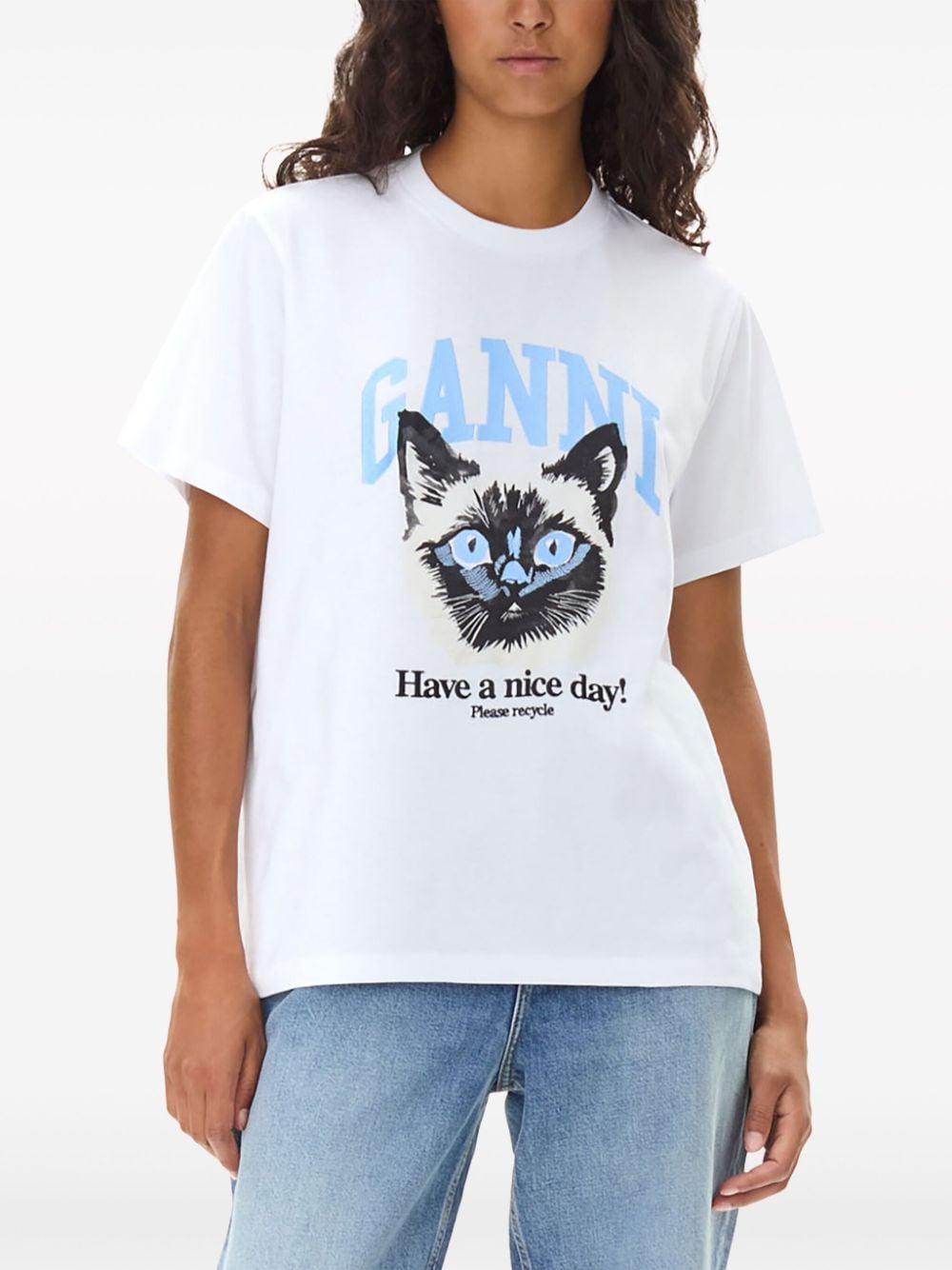 Cat cotton t-shirt