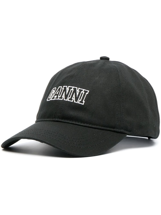 Logo organic cotton baseball cap