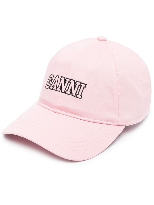 Logo organic cotton baseball cap