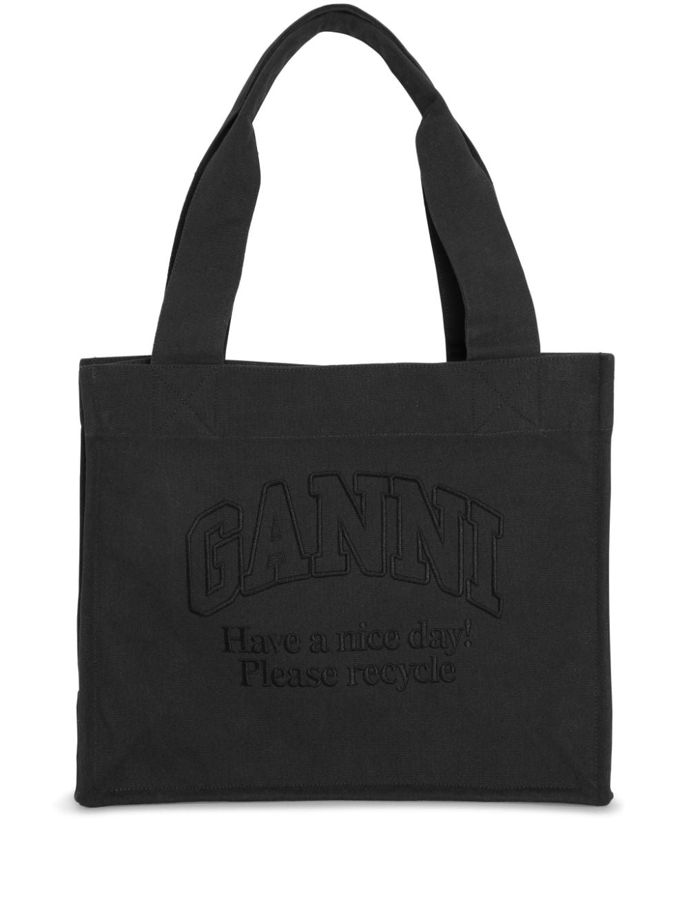 Large organic cotton tote bag