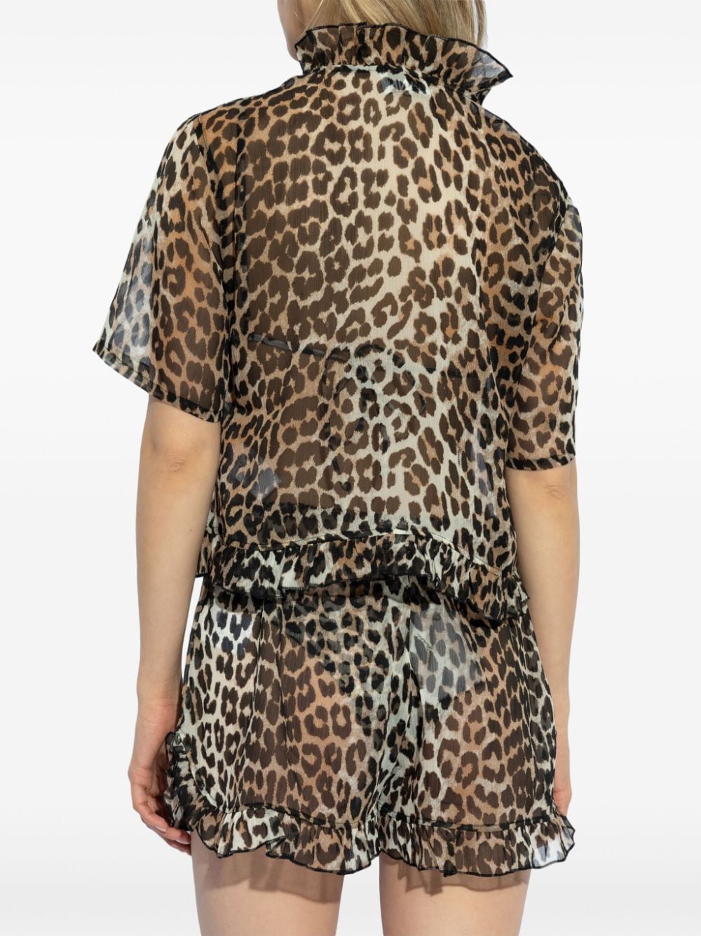 Leopard print blouse