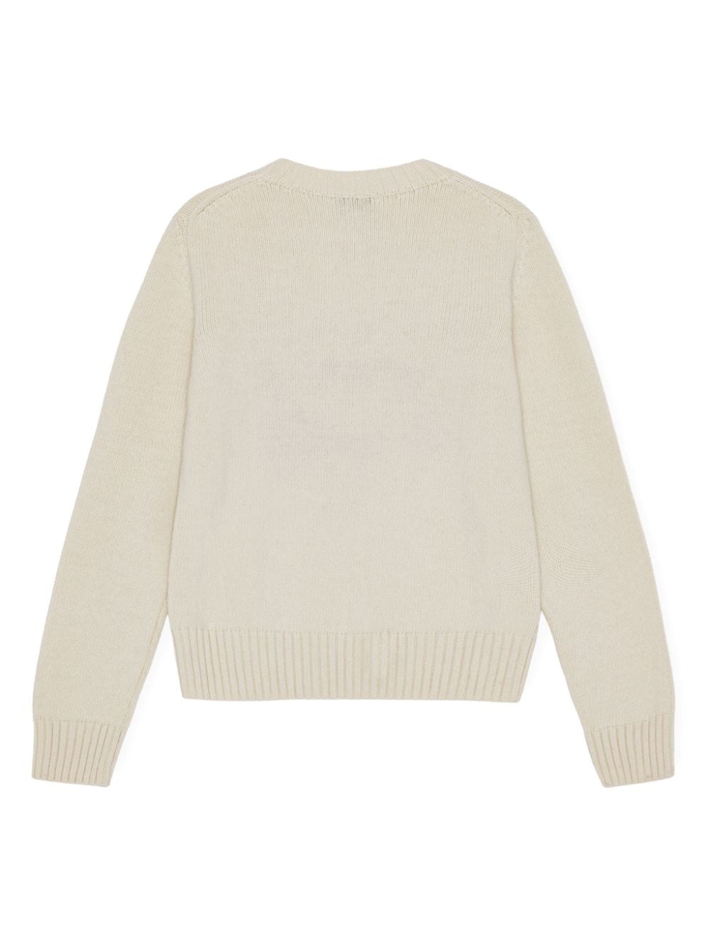 Wool crewneck jumper