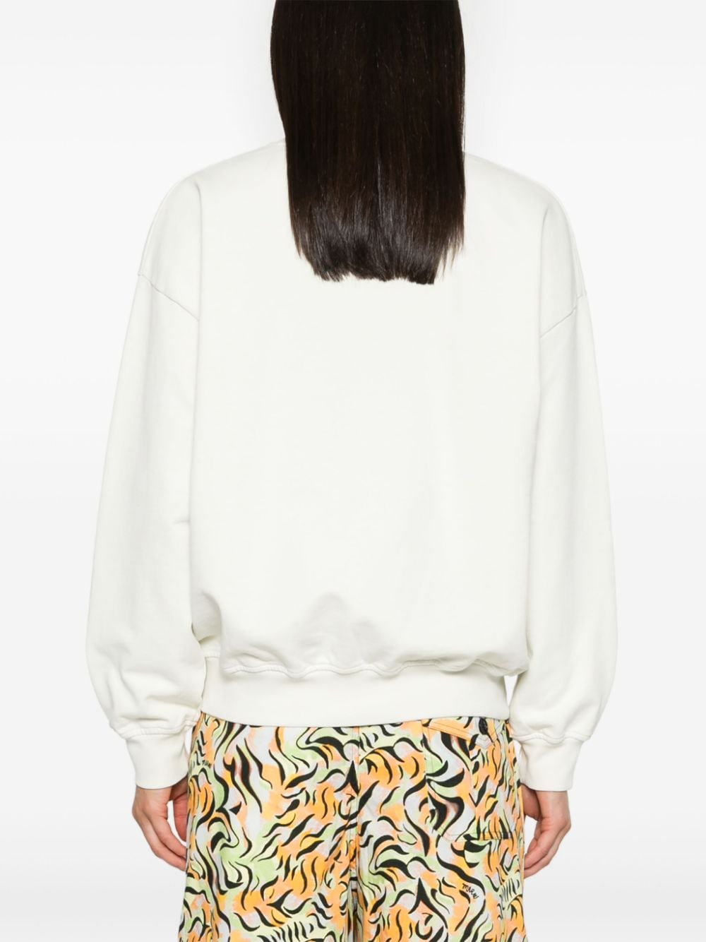 Organic cotton oversized sweatshirt