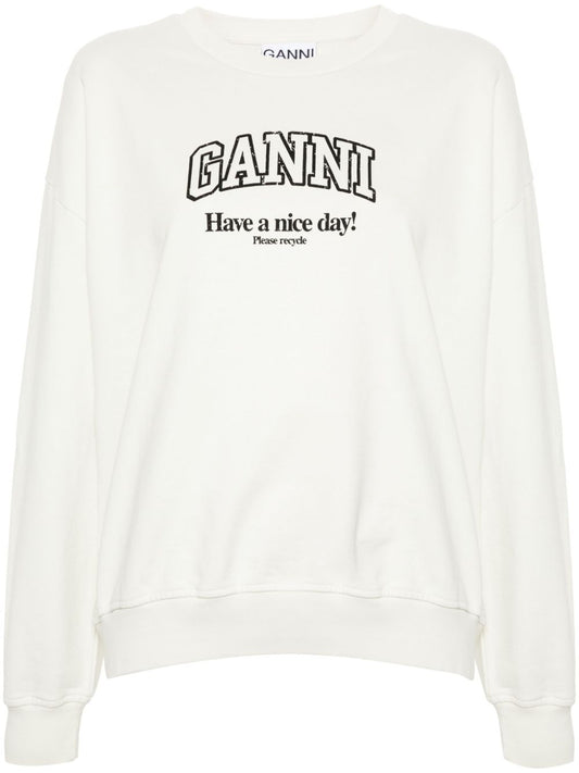 Organic cotton oversized sweatshirt