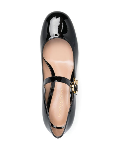 Mary ribbon patent leather pumps