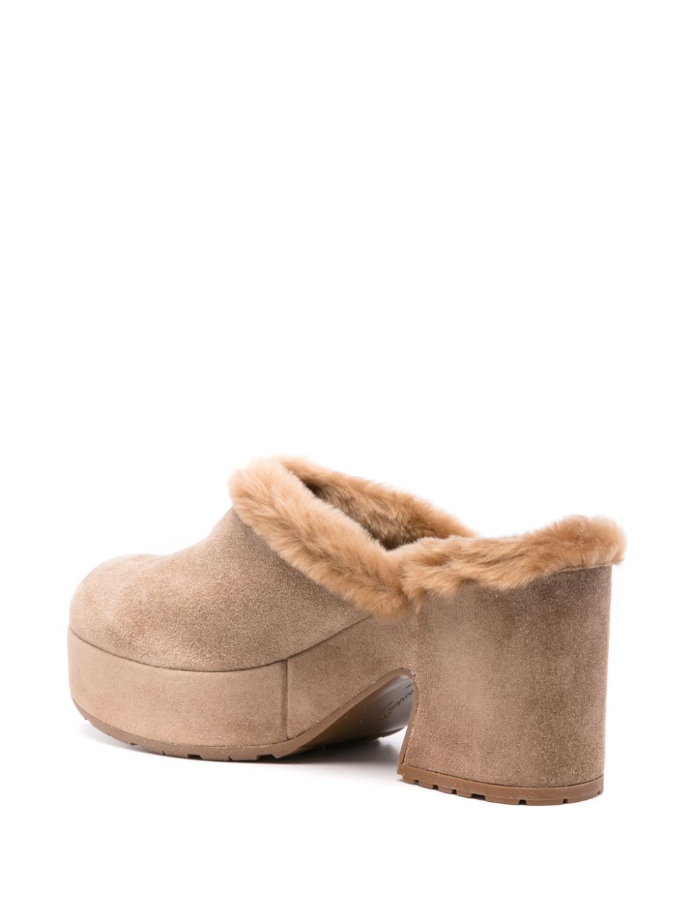 Lyss suede heel mules