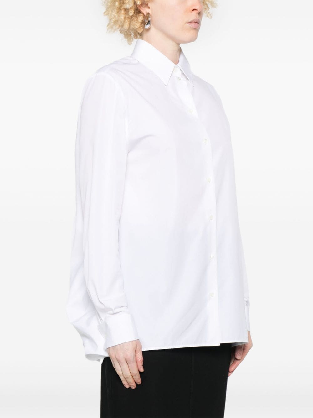 Oversized cotton shirt