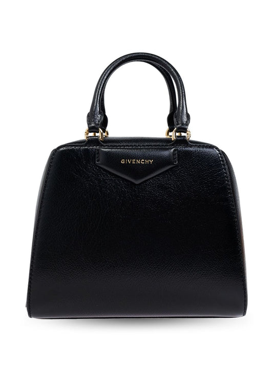 Antigona cube mini leather handbag