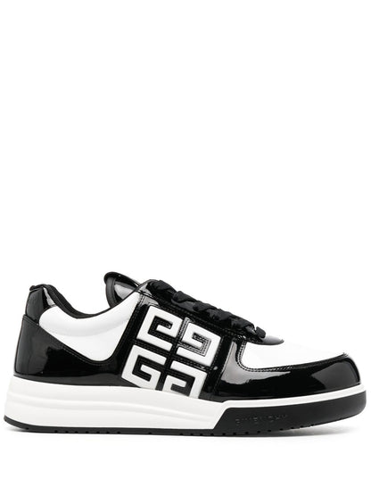 G4 patent leather sneakers