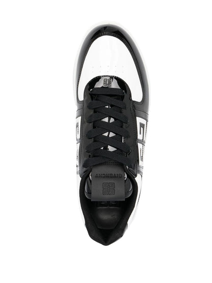 G4 patent leather sneakers