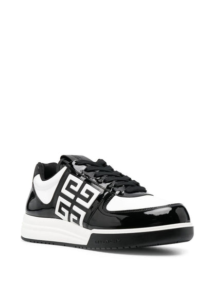 G4 patent leather sneakers