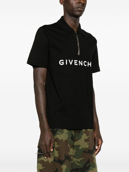 Givenchy archetype cotton polo shirt