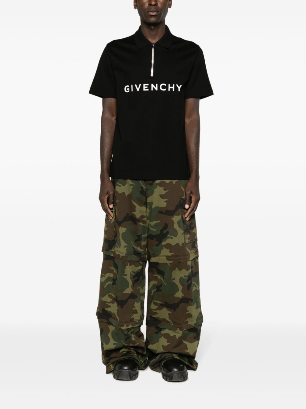 Givenchy archetype cotton polo shirt