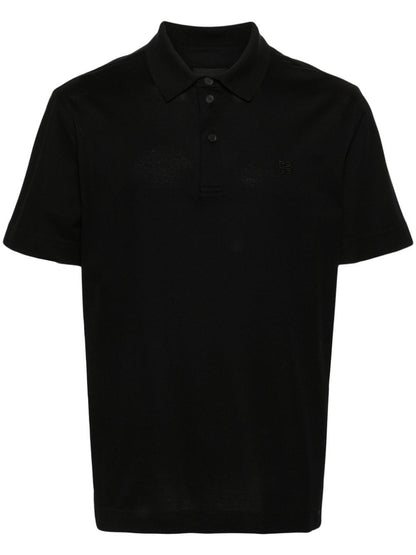 4g logo cotton polo shirt