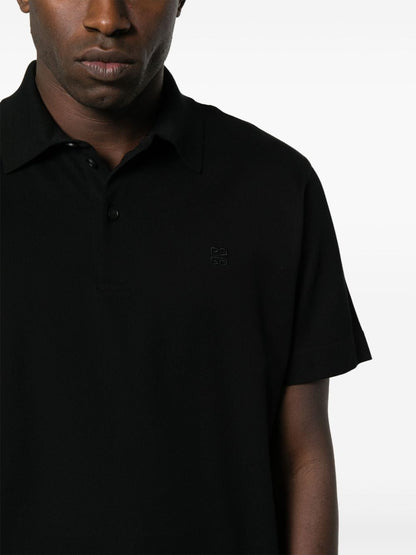 4g logo cotton polo shirt