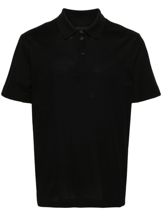 4g logo cotton polo shirt