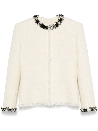 Wool embroidered jacket