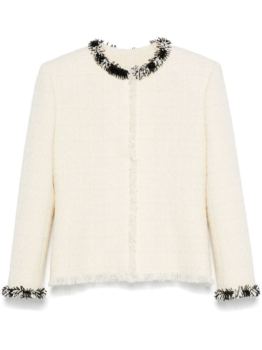 Wool embroidered jacket