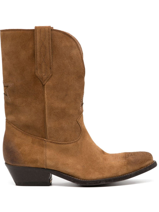 Wish star suede leather boots