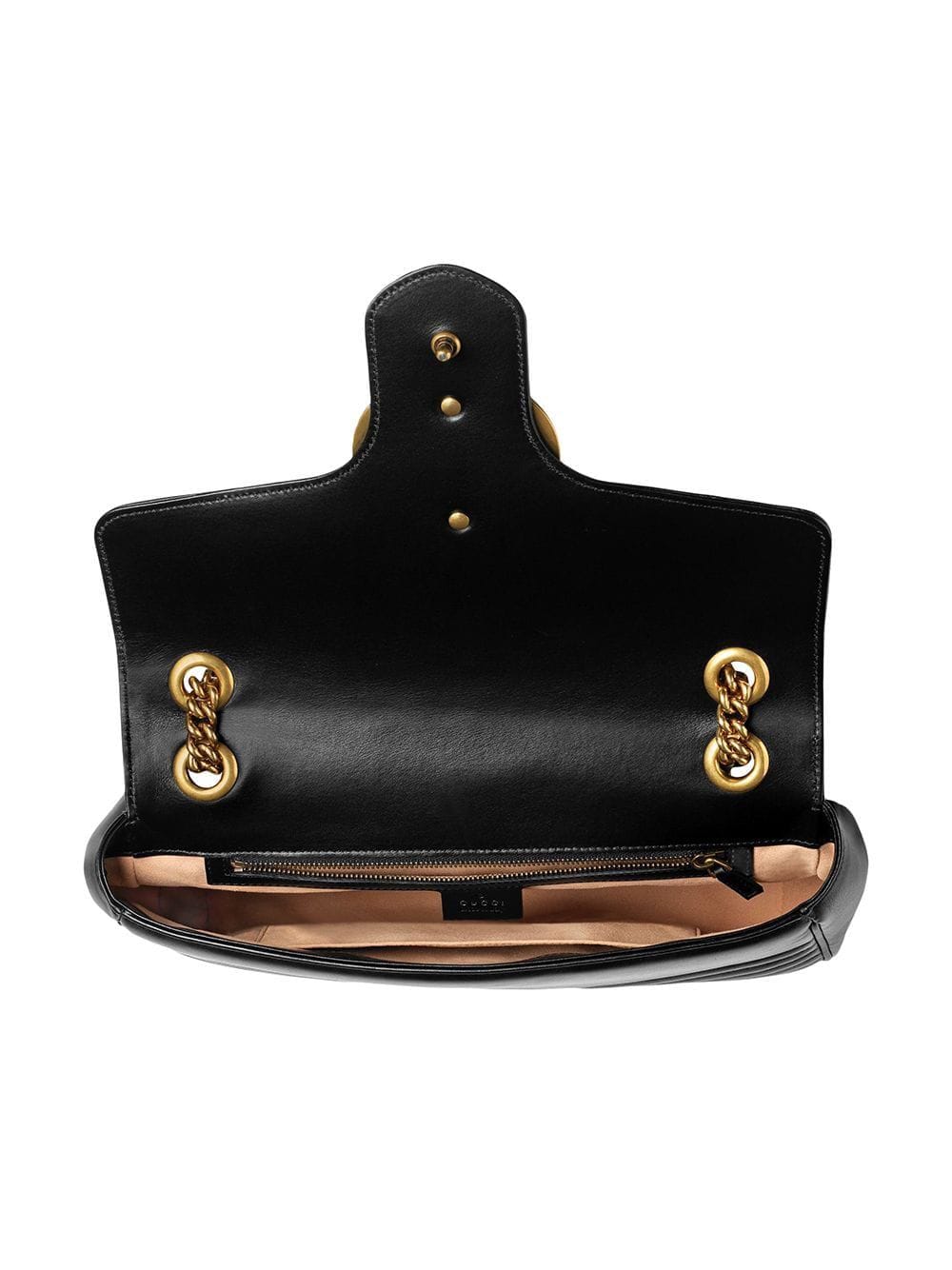 Gg marmont medium leather shoulder bag